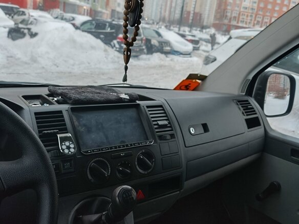 2007 Volkswagen Transporter T5, синий, 1300000 рублей - вид 11