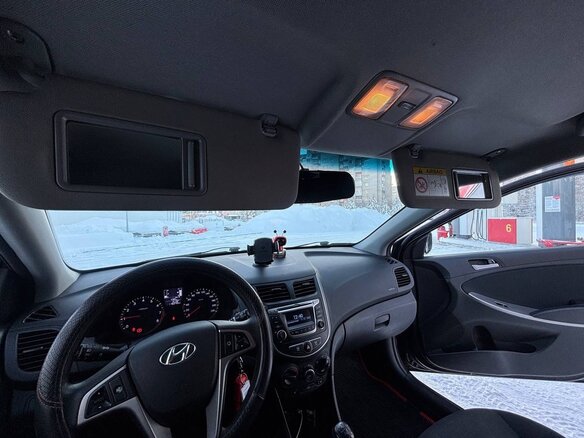 2015 Hyundai Solaris I Рестайлинг, чёрный - вид 8