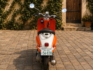2007 Yamaha Vino 50, оранжевый, 125000 рублей, вид 5