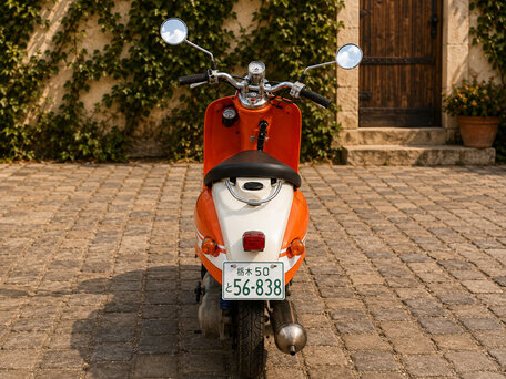 2007 Yamaha Vino 50, оранжевый, 125000 рублей, вид 5