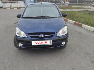 2007 Hyundai Getz I Рестайлинг, синий, 480000 рублей, вид 3