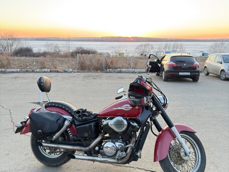 1997 Honda Shadow 400, красный, 350000 рублей, вид 1