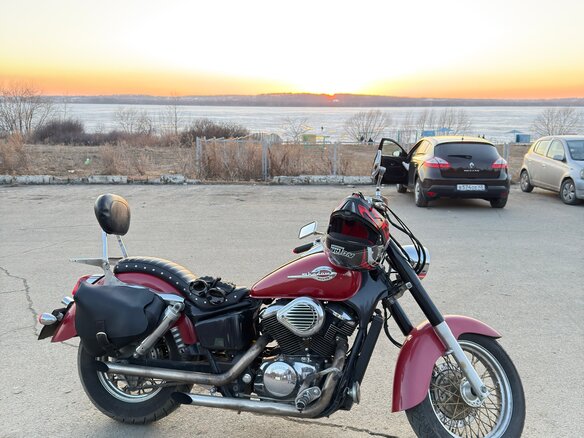 1997 Honda Shadow 400, красный
