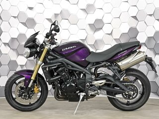 2011 Triumph Street Triple, фиолетовый, 555000 рублей, вид 4
