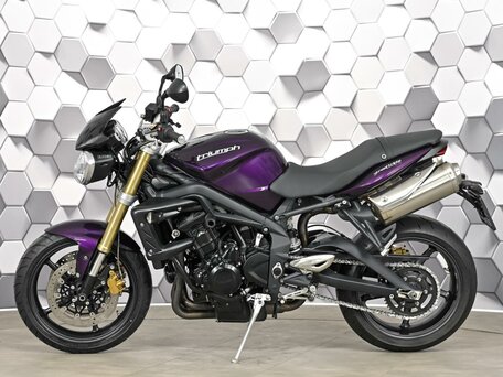2011 Triumph Street Triple, фиолетовый, 555000 рублей, вид 4
