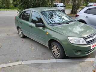 2013 Lada (ВАЗ) Granta I, зелёный, 290000 рублей, вид 2