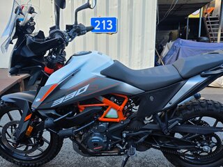 2024 KTM 390 Adventure, серебристый, 485000 рублей, вид 1