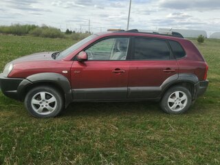 2006 Hyundai Tucson I, красный, 980000 рублей, вид 4