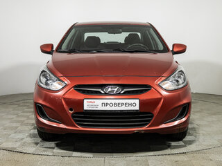 2013 Hyundai Solaris I, красный, 569777 рублей, вид 2