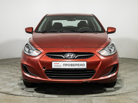 2013 Hyundai Solaris I, красный, 569777 рублей, вид 2