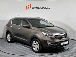 2013 Kia Sportage III, коричневый, 1139000 рублей, вид 3