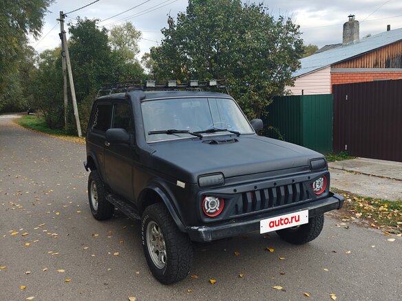 2009 Lada (ВАЗ) 2121 (4x4) I Рестайлинг, чёрный, 400000 рублей - вид 2