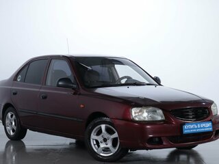 2008 Hyundai Accent ТагАЗ II, красный, 399000 рублей, вид 1