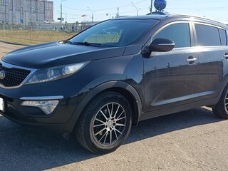 2014 Kia Sportage III Рестайлинг, чёрный, 1350000 рублей, вид 1