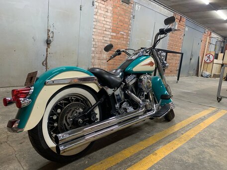 1991 Harley-Davidson Heritage Classic, зелёный, 1100000 рублей, вид 1