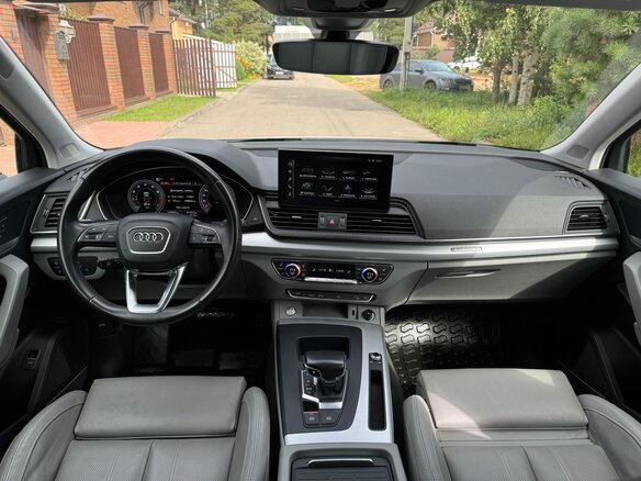 2021 Audi Q5 45 TFSI II (FY) Рестайлинг, белый - вид 28