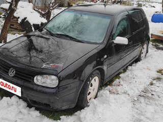 2001 Volkswagen Golf IV, чёрный, 350000 рублей, вид 1