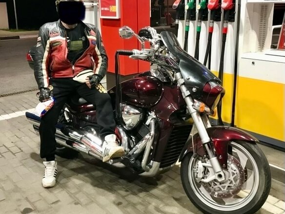 2007 Suzuki Boulevard M109R, пурпурный, 850000 рублей - вид 11