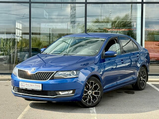 2018 Skoda Rapid I Рестайлинг, синий, 983000 рублей, вид 1