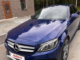 2017 Mercedes-Benz C-Класс 180 9G-TRONIC IV (W205), синий, 1890000 рублей, вид 4
