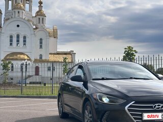 2016 Hyundai Elantra VI (AD), чёрный, 1150000 рублей, вид 3