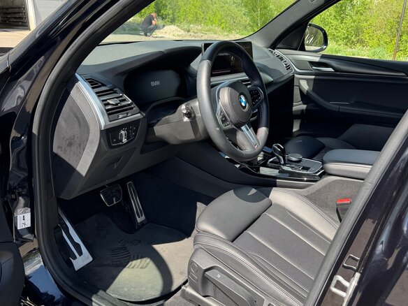 2022 BMW X3 20d xDrive III (G01) Рестайлинг, синий - вид 21