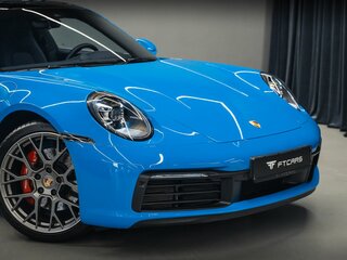 2021 Porsche 911 Carrera 4S VIII (992), голубой, 15694000 рублей, вид 3