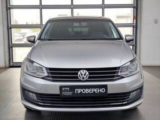 2019 Volkswagen Polo V Рестайлинг, серый, 1430000 рублей, вид 2