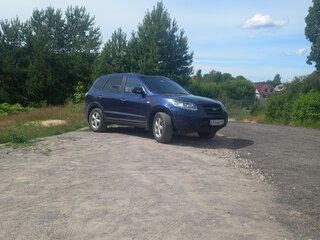 2007 Hyundai Santa Fe II, синий, 1000000 рублей, вид 4