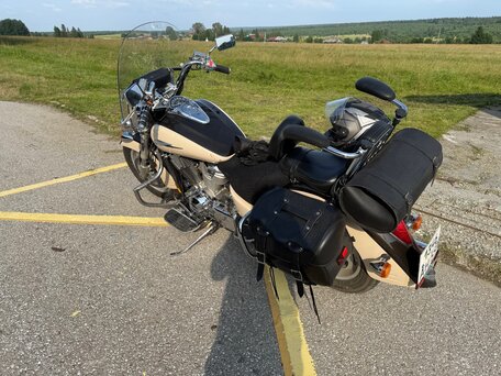 2002 Honda VTX 1800, бежевый, 750000 рублей, вид 4