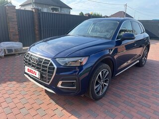 2021 Audi Q5 45 TFSI II (FY) Рестайлинг, синий, 3725000 рублей, вид 1