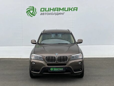 2012 BMW X3 20i xDrive II (F25), коричневый, 1295000 рублей, вид 2