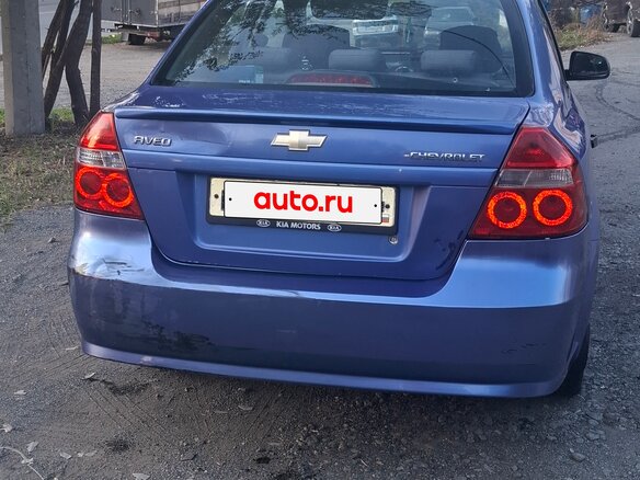 2008 Chevrolet Aveo I Рестайлинг, синий - вид 2