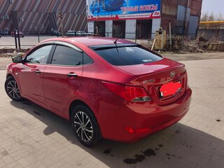2014 Hyundai Solaris I Рестайлинг, красный, 755000 рублей, вид 5