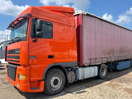 2001 DAF 95XF, оранжевый, 1800000 рублей, вид 3