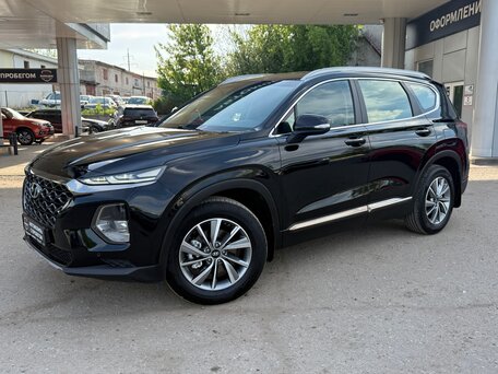 2020 Hyundai Santa Fe IV, чёрный, 2920000 рублей, вид 2