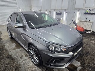 2017 Lada (ВАЗ) Vesta I, серый, 940000 рублей, вид 3