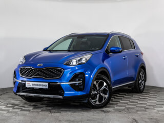 2019 Kia Sportage IV Рестайлинг, синий, 1975000 рублей, вид 1