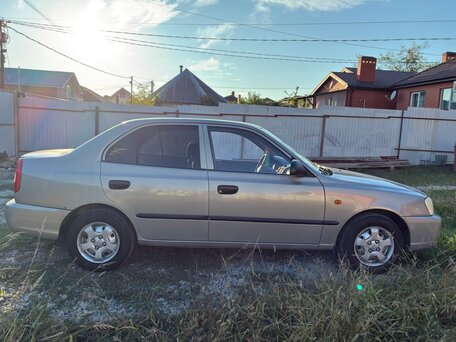 2008 Hyundai Accent ТагАЗ II, бежевый, 330000 рублей, вид 2