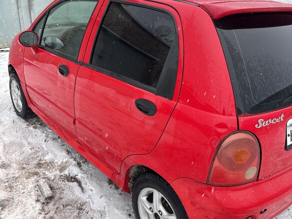 2006 Chery Sweet (QQ), красный, 150000 рублей - вид 5