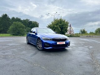 2021 BMW 3 серии 320d xDrive VII (G2x), синий, 3090000 рублей, вид 4