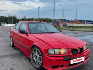 1991 BMW 3 серии 318i III (E36), красный, 470000 рублей, вид 4