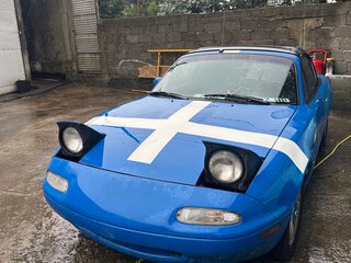 1989 Mazda MX-5 I (NA), синий, 1390000 рублей, вид 2