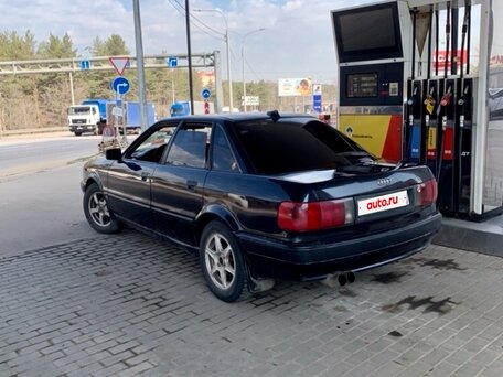 1992 Audi 80 V (B4), чёрный, 217000 рублей, вид 3