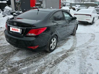 2014 Hyundai Solaris I Рестайлинг, чёрный, 780000 рублей, вид 4