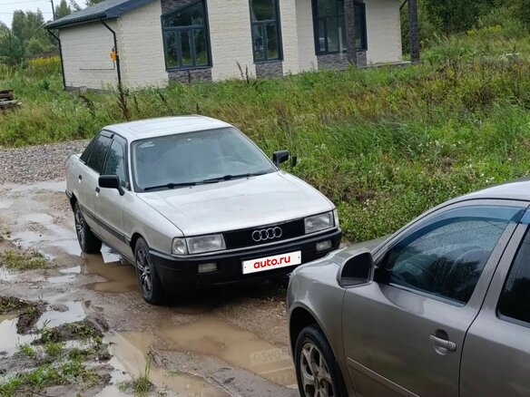 1990 Audi 80 IV (B3), серый