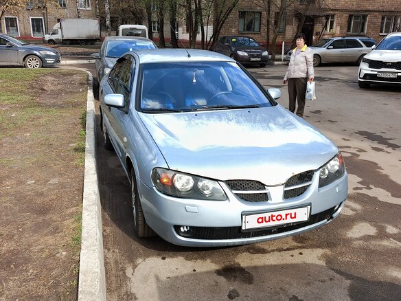 2005 Nissan Almera II (N16) Рестайлинг, голубой, 330000 рублей
