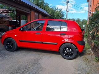 2008 Hyundai Getz I Рестайлинг, красный, 470000 рублей, вид 3