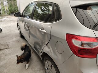 2013 Kia Rio 5-speed III, серебристый, 1000050 рублей, вид 3