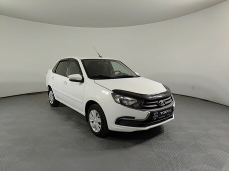 2021 Lada (ВАЗ) Granta I Рестайлинг, белый, 515300 рублей, вид 3
